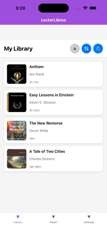 LectorLibros screenshot