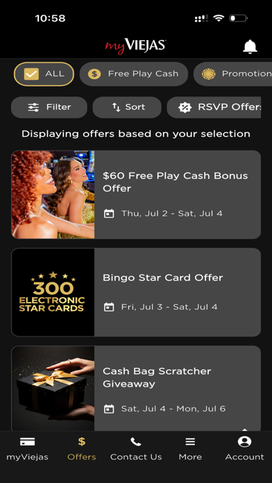 myViejas Rewards Screenshot 6 of 8