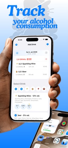 Kater Zerro – Alcohol Tracker iPhone screenshot