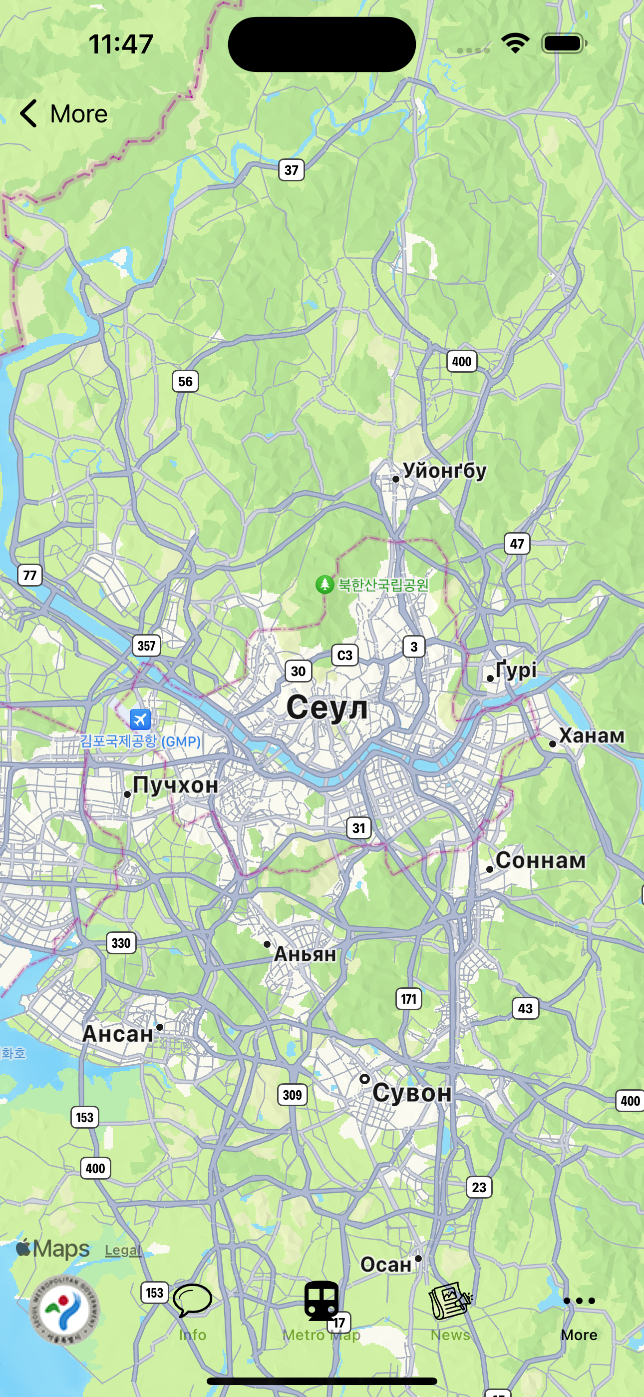 Seoul Subway Map