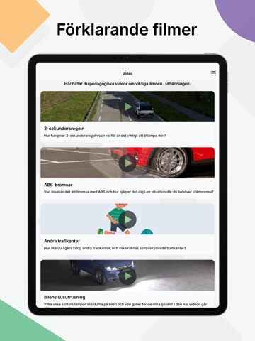 Ta Körkort iPad screenshot 4