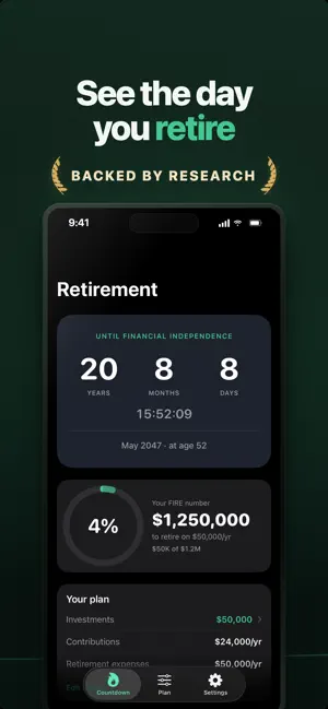 FIRE: Retirement Calculator screenshot 1