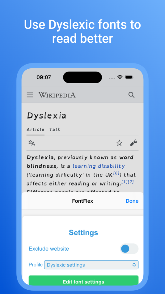 #2. Any Font for Safari - FontFlex (macOS) 게시자: Sufiyan Yasa