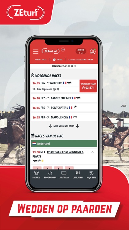 ZEturf - Wedden op paarden