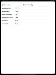 Weather Calc ipad bilder 3