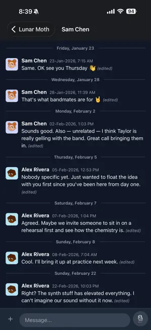 BandChat - Band Manager screenshot 3