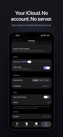 Flyout: Notes, Markdown, Code Screenshot 8 of 8