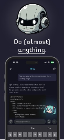 ChibiGPT - Cuter & Smarter AI iPhone screenshot