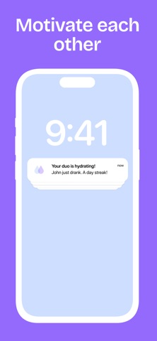 WaterDuo: Water Tracker Duo screenshot