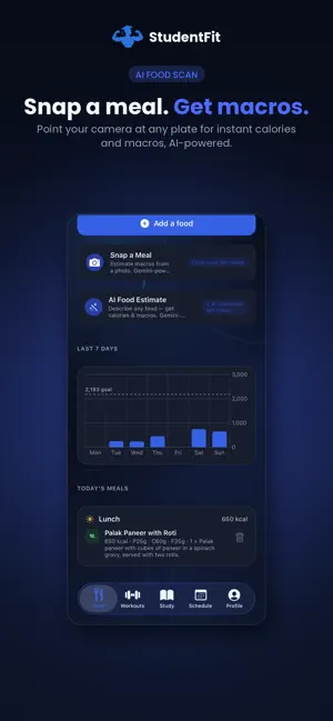 StudentFit screenshot 3