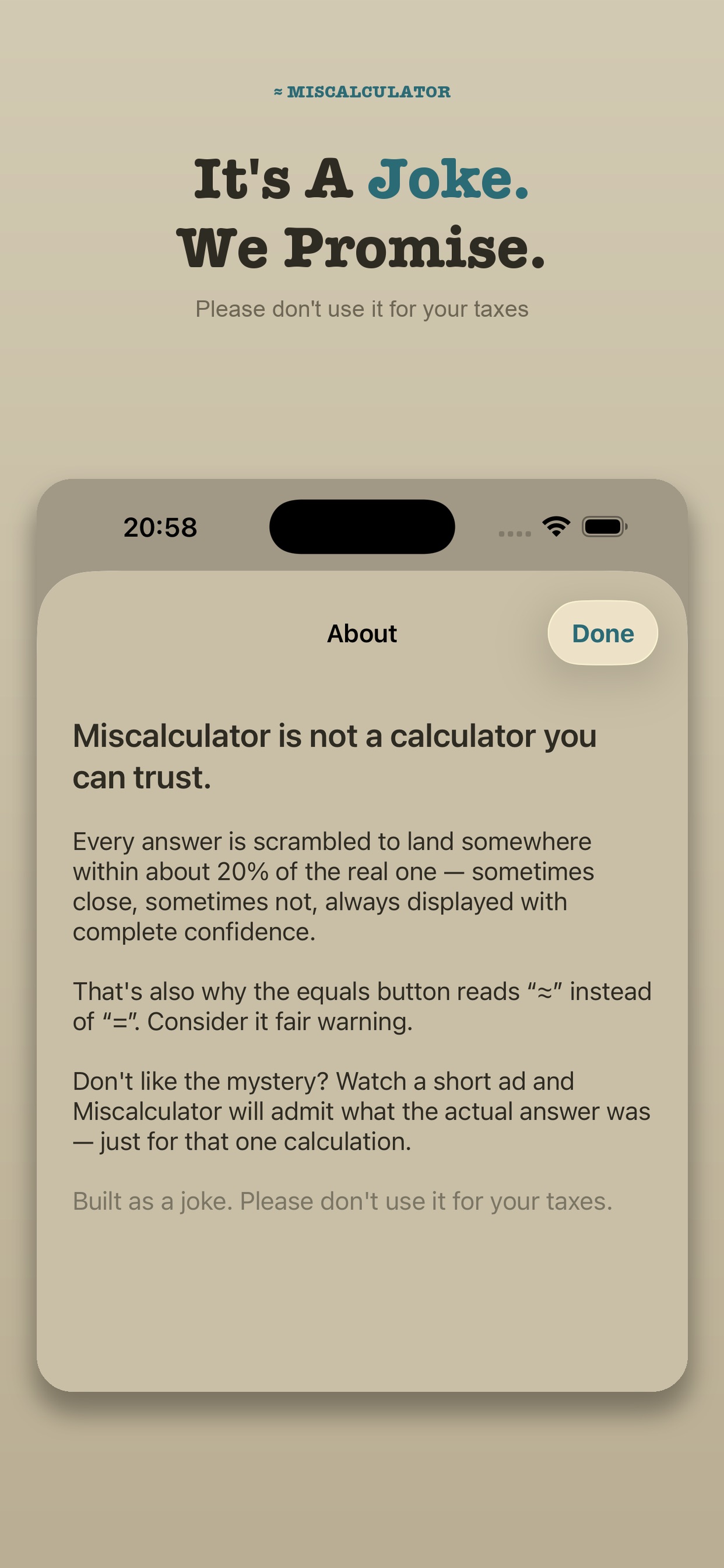 Screenshot 5 of Miscalculator