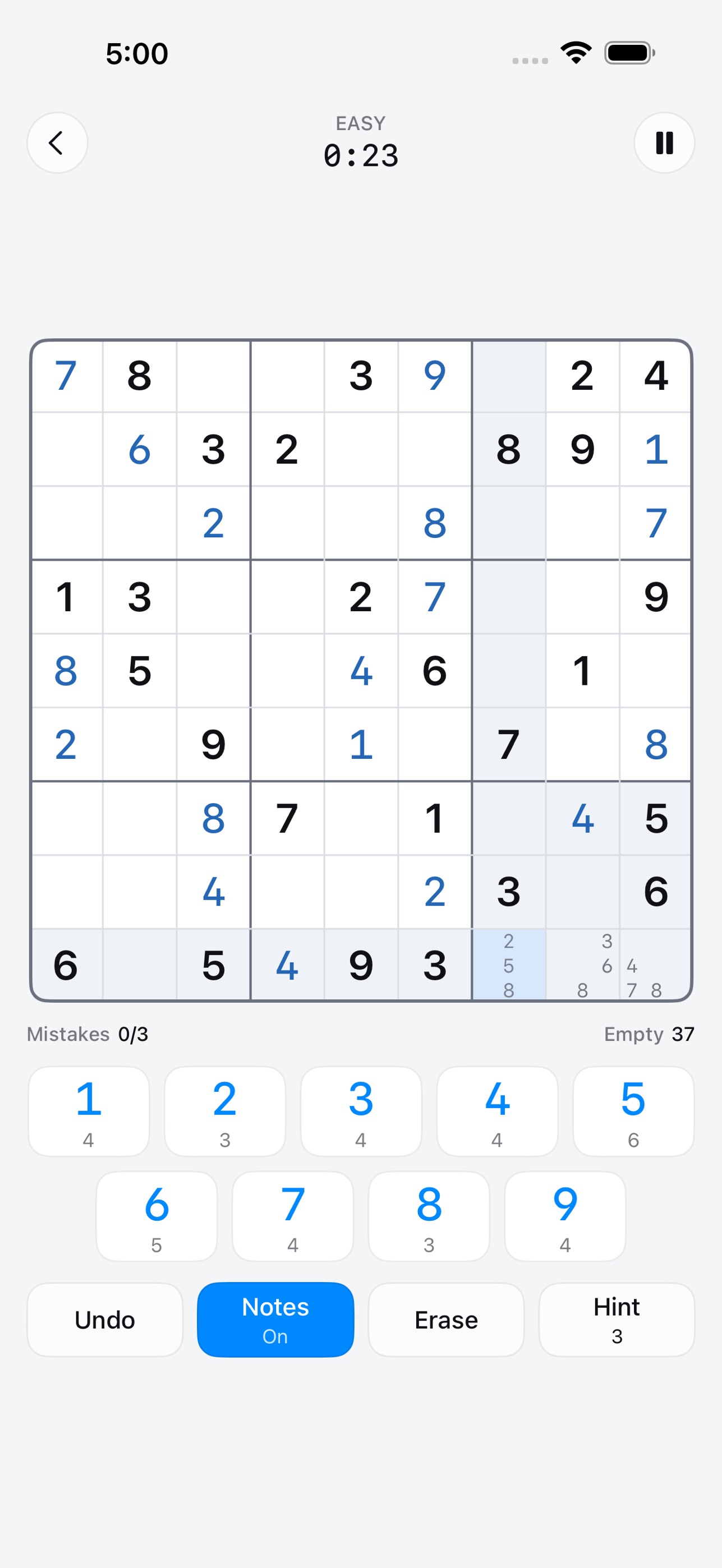 Screenshot 2 of Sudoku by reppo.games