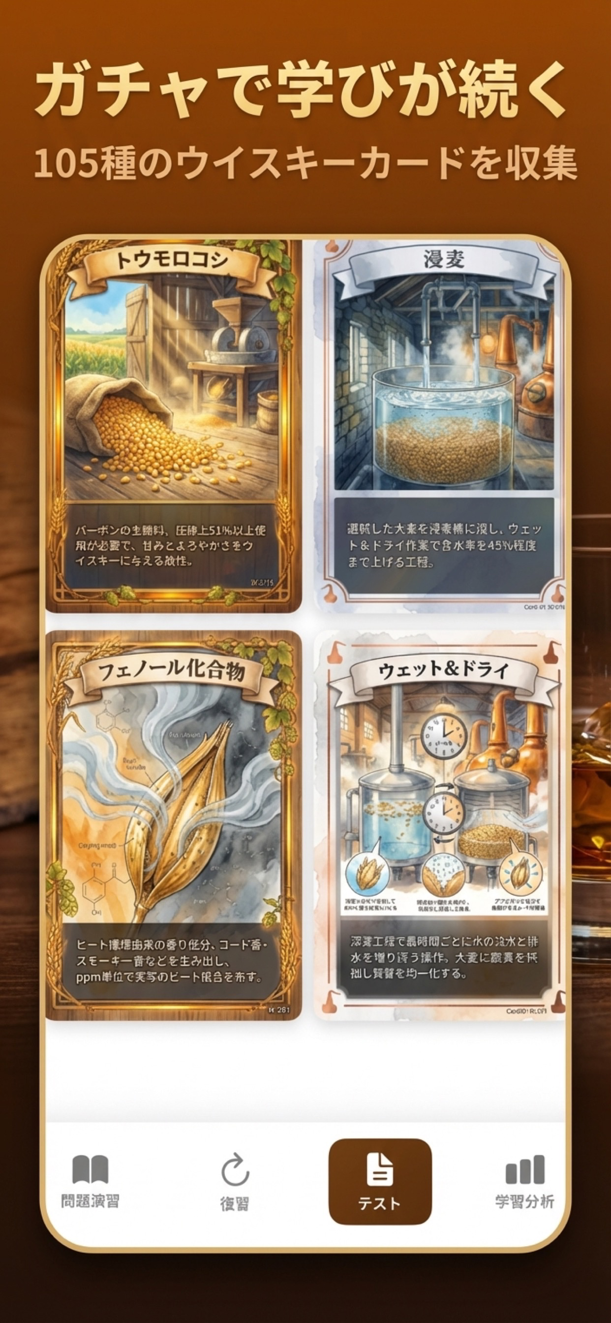 ウイスキー検定 問題集アプリ