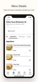 Urban Tacos screenshot 2