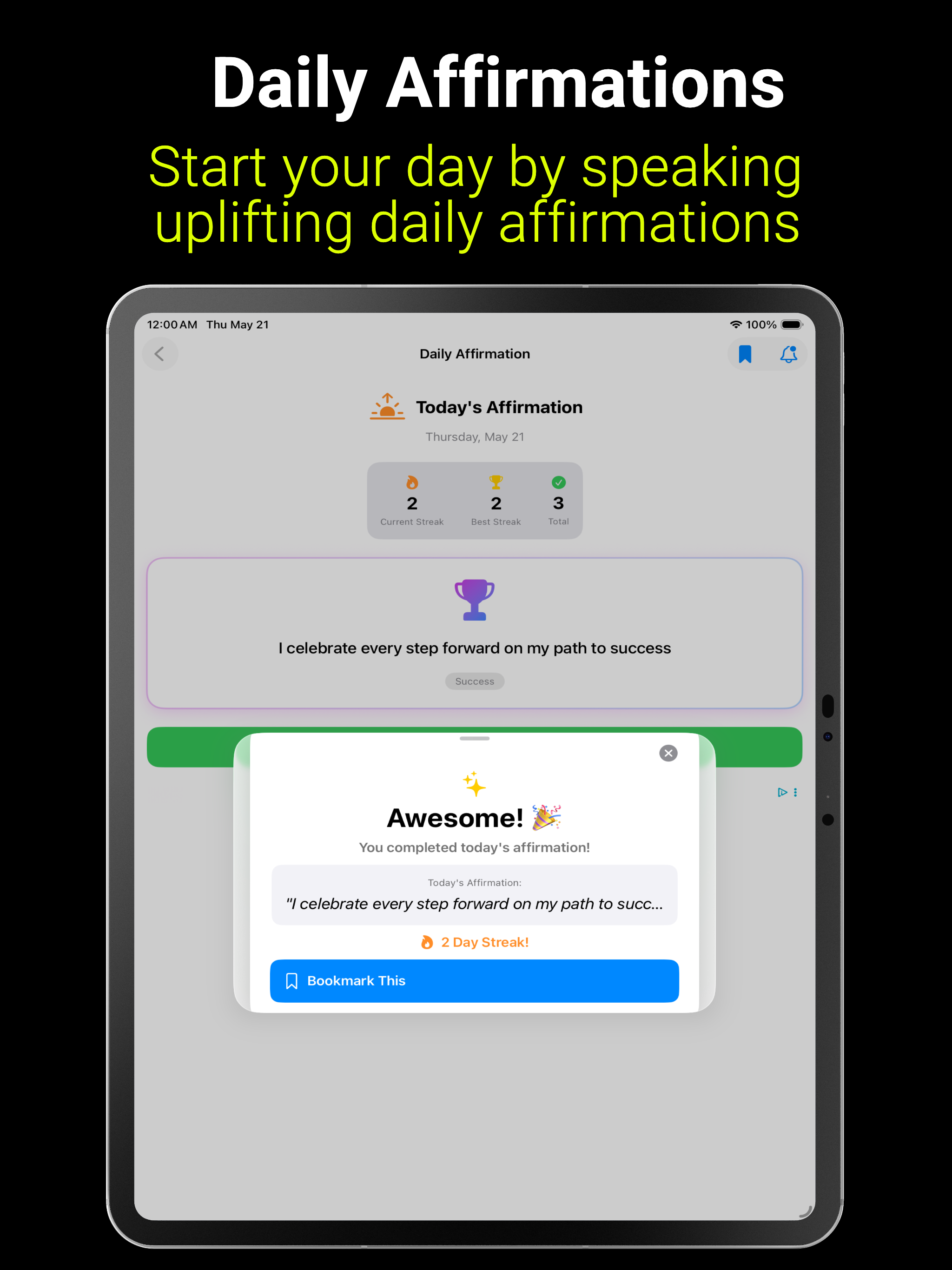 SaidIt: Self Improvement Games screenshot 12