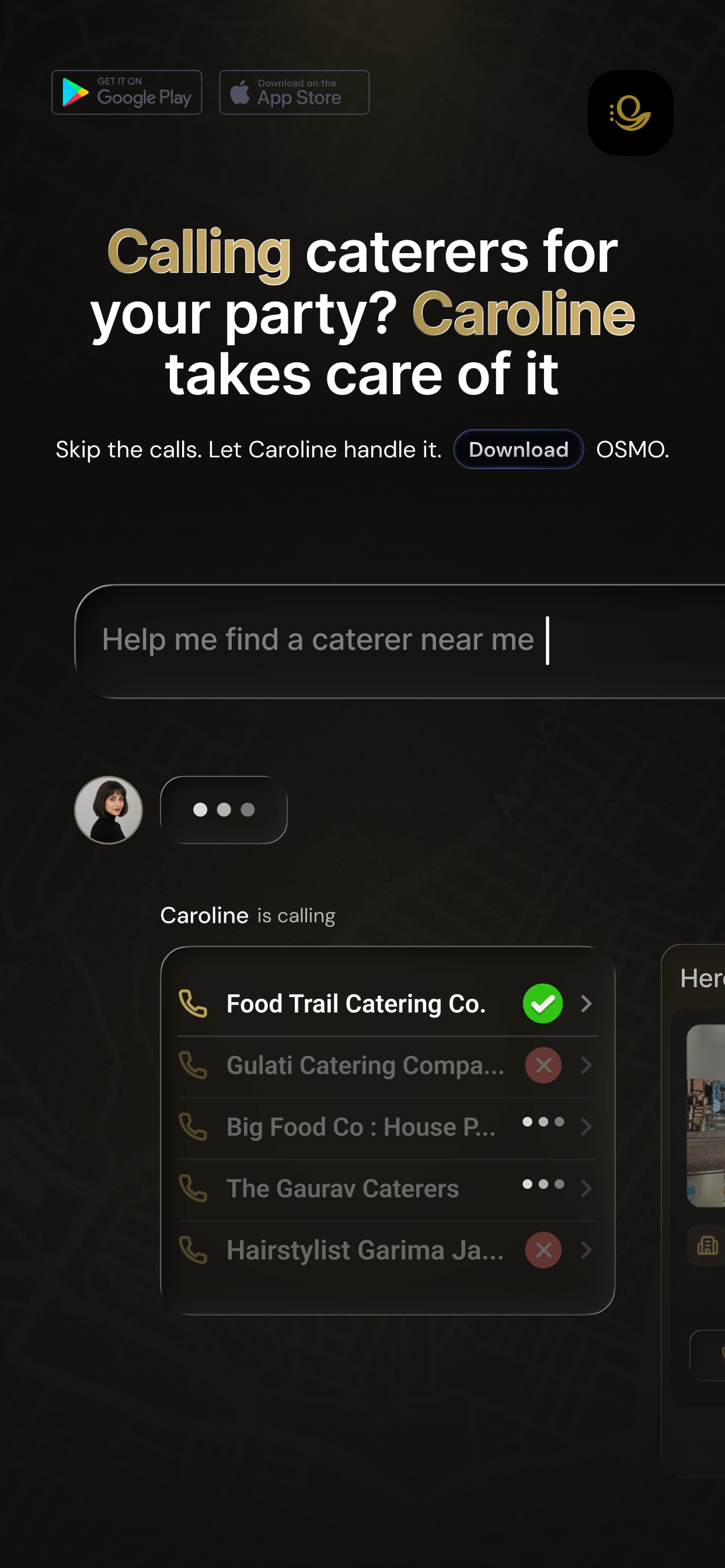 OsmO AI Phone assistant