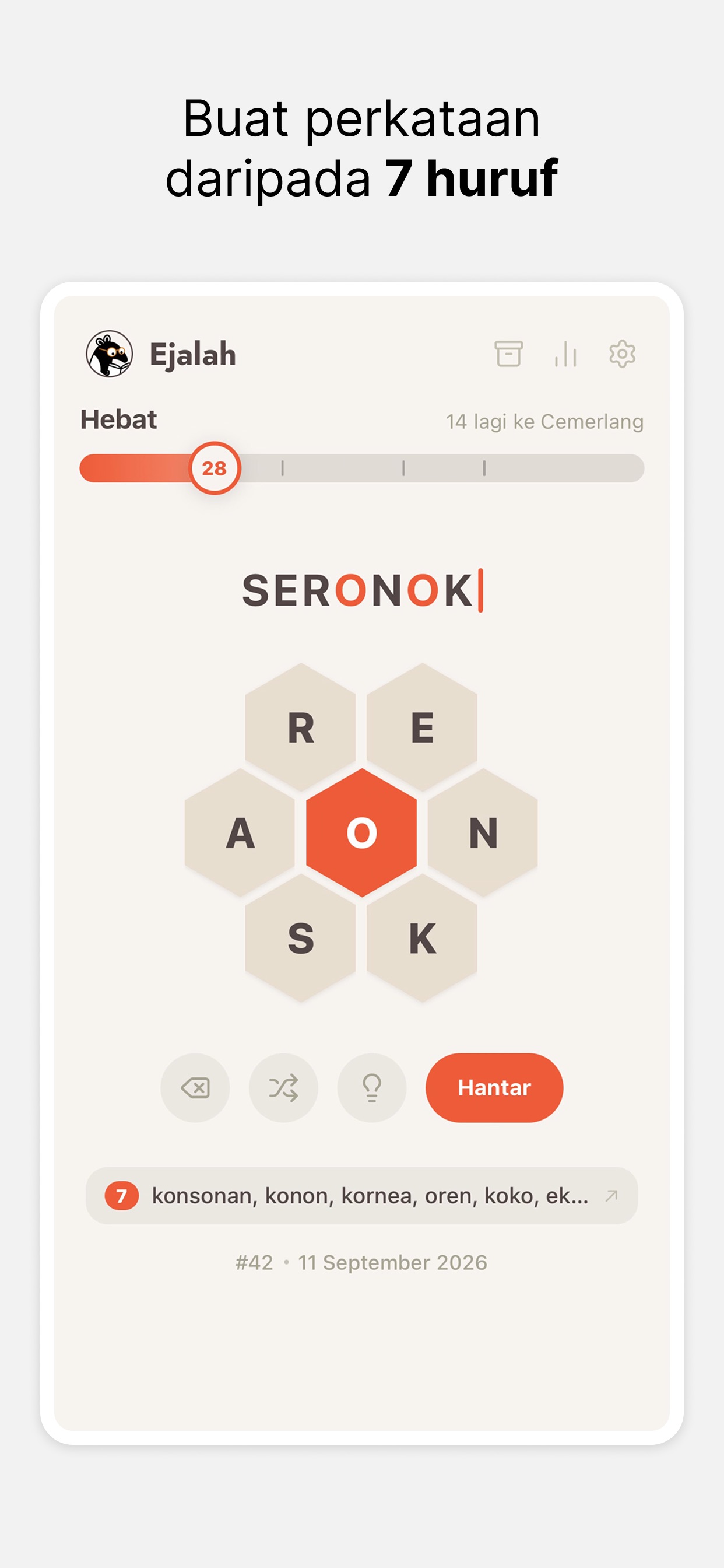 Screenshot 1 of Ejalah: Find Malay Words