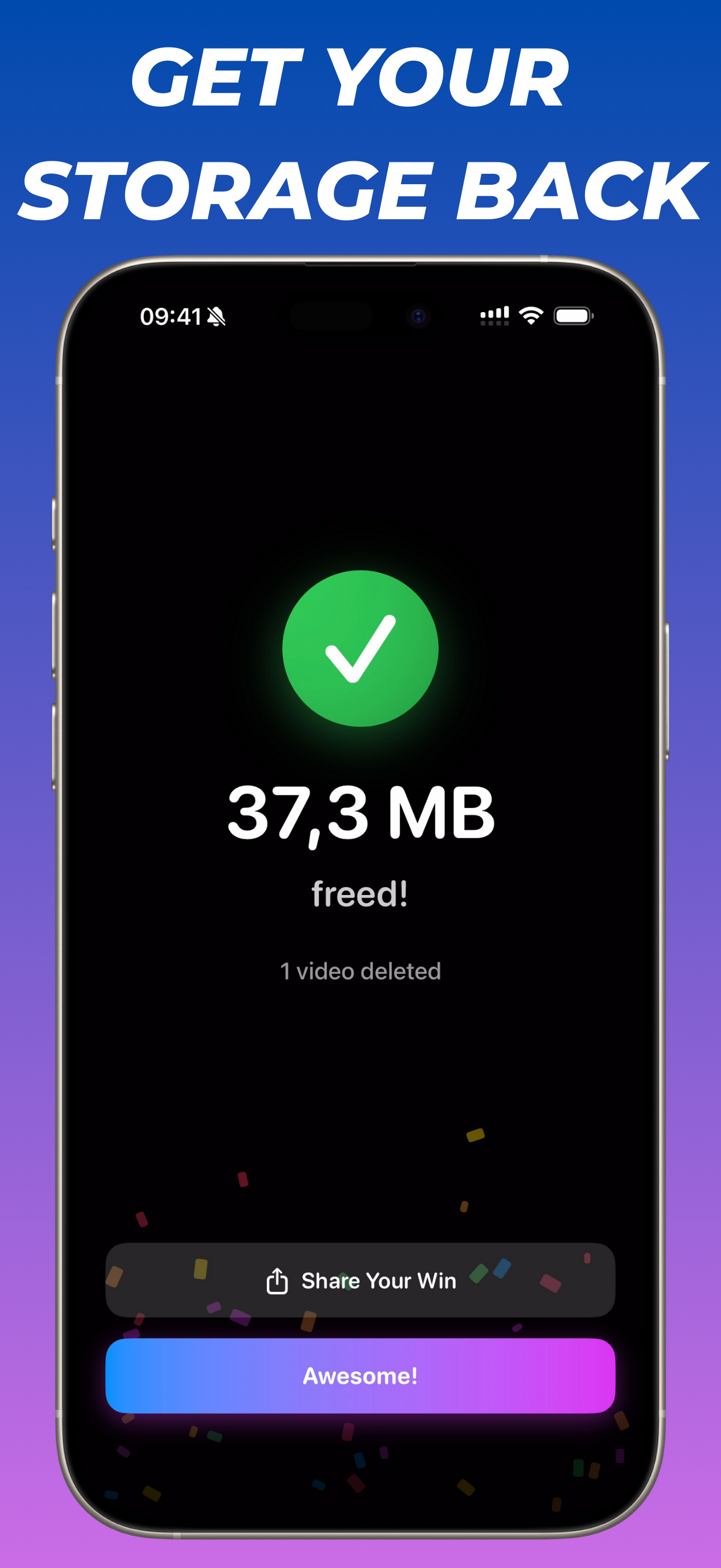 VidClean: Delete Large Videos