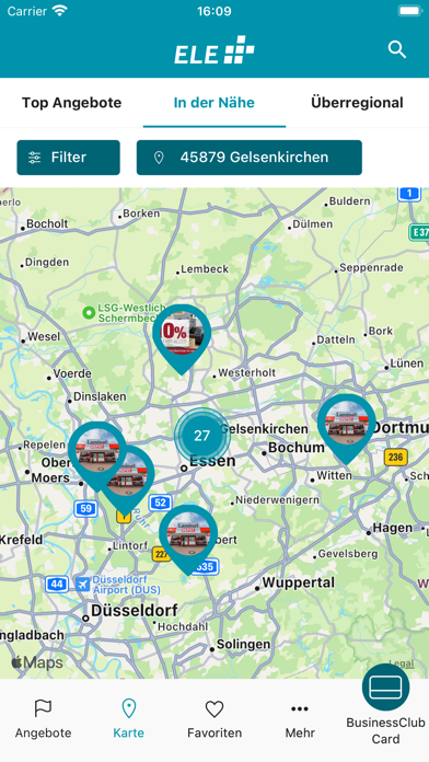 BusinessClub mobil Screenshot