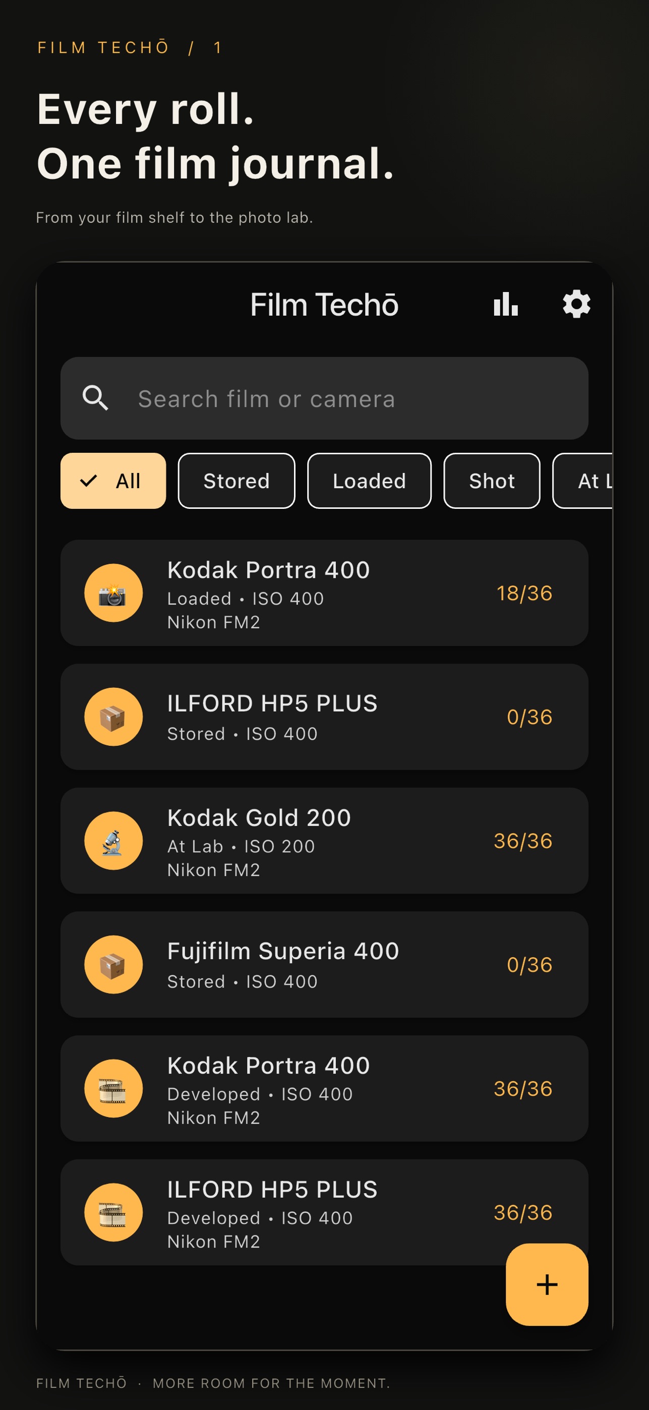 Screenshot 1 of Film Techō - Film Journal