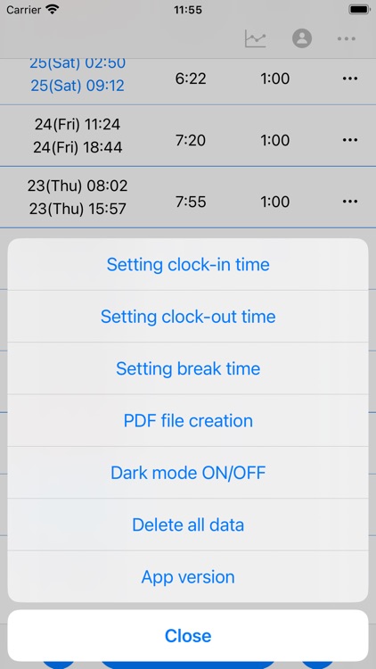 clock-in clock-out record screenshot-3