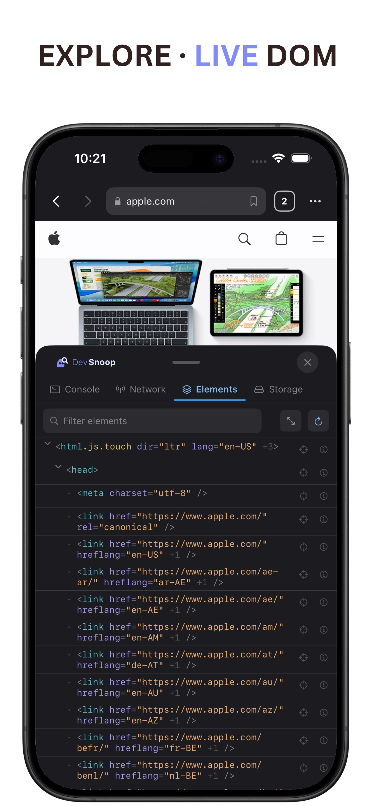 DevSnoop - Developer Browser