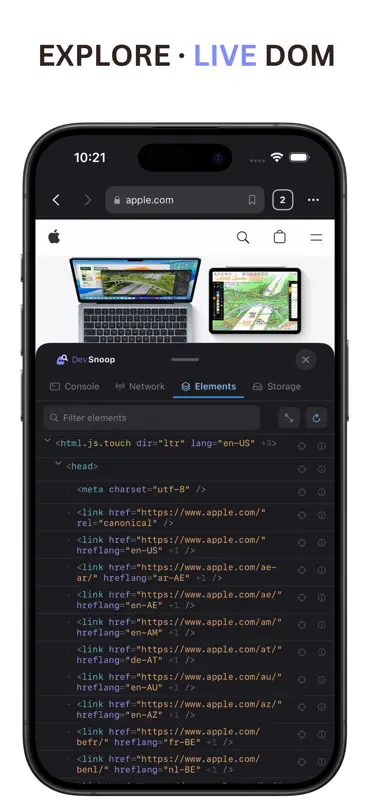 DevSnoop - Developer Browser screenshot 6 of 7