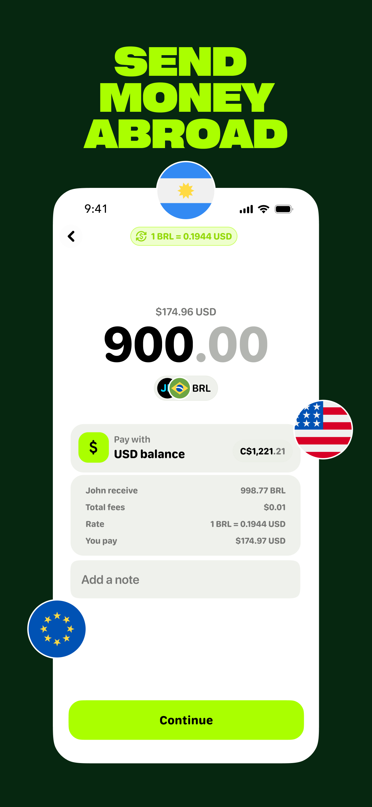 Avvio - Global Account screenshot 3