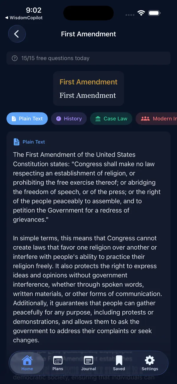 #2. Constitution Copilot (iOS) By: Carlos Reyes
