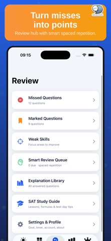 SAT Sprint Prep Coach by CS iPhone screenshot