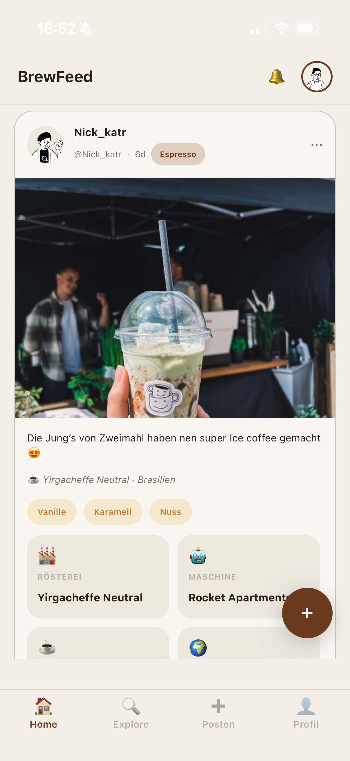 BrewSocial Coffee Journal screenshot 5