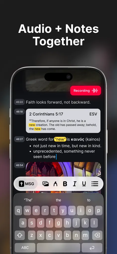 Spirit Notes - Christian Notes - Reference App | MWM