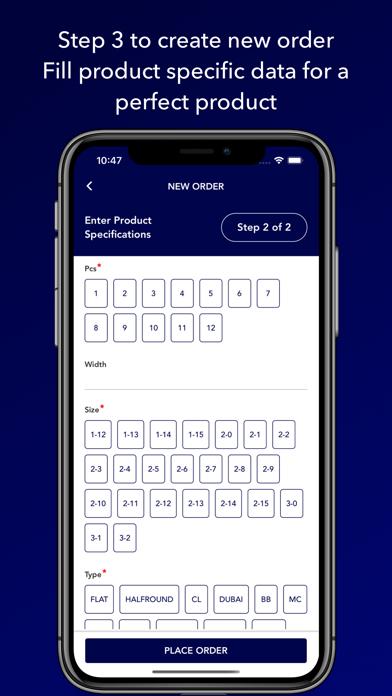 JEWELKAM - Order Management Screenshot