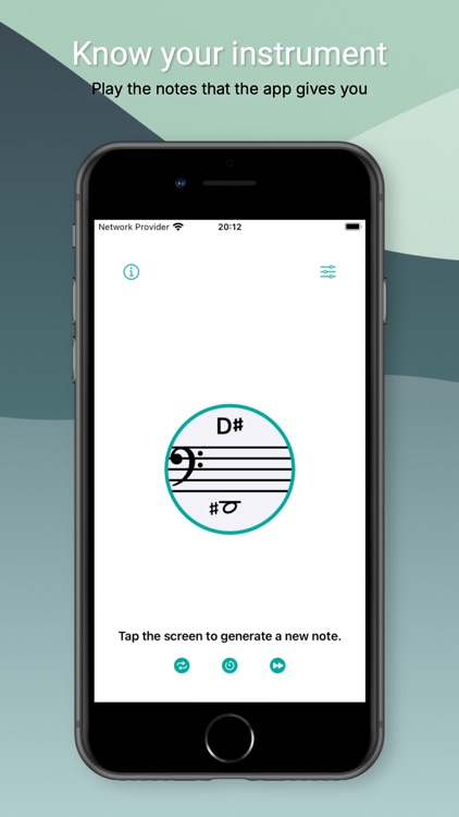 Random music notes generator