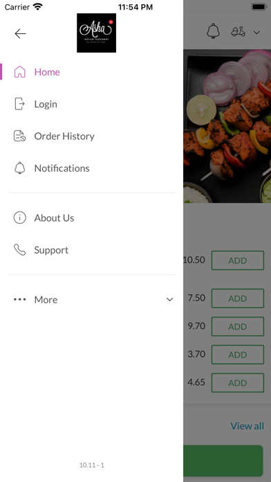 Asha Indian Takeaway Screenshot