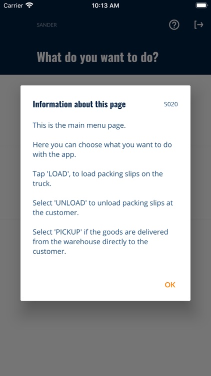 Demo proof of delivery