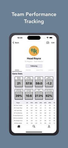 ScoreCast: The Stats App iPhone screenshot