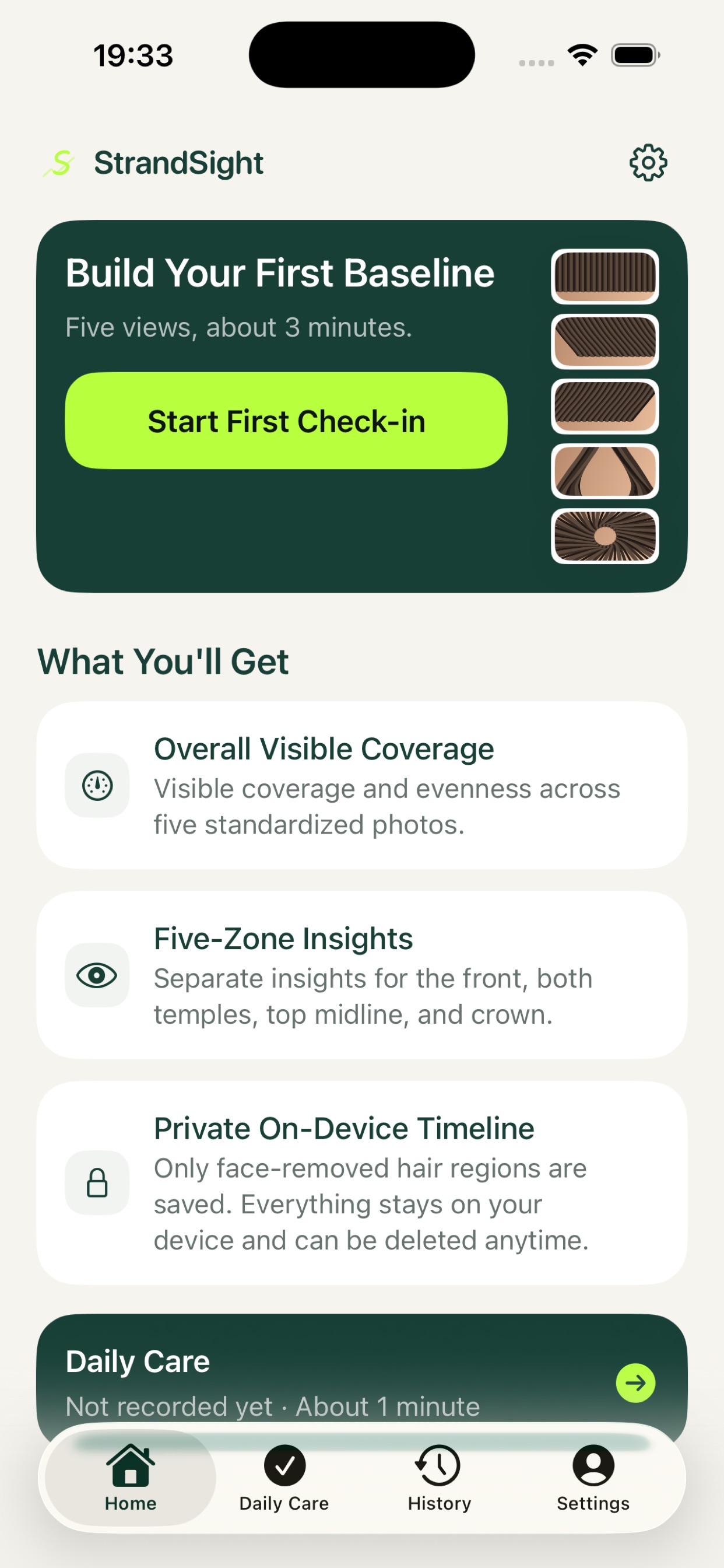 Screenshot 2 of StrandSight: Hair Tracker