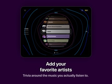 Pop Quiz Music iPad screenshot