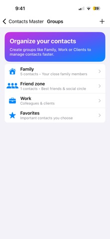 Contacts Master:Clean & Export Screenshot 4 of 5