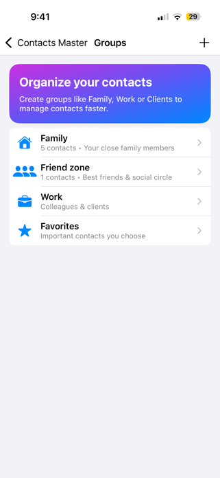 Contacts Master:Clean & Export Screenshot 4 of 5