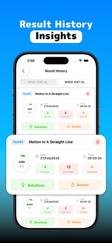 NEET Preparation - Test & PYQs iPhone screenshot