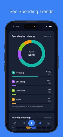 Fincend: Expense Tracker Screenshot 4 of 5