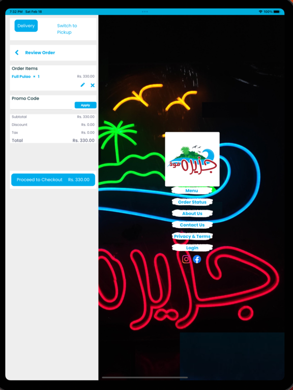 Jazeera Foods iPad screenshot 3 - Food & Drink app