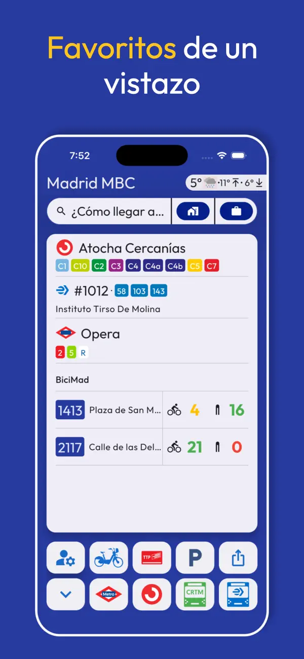 Screenshot #1 pour Madrid Metro Bus Cercanias
