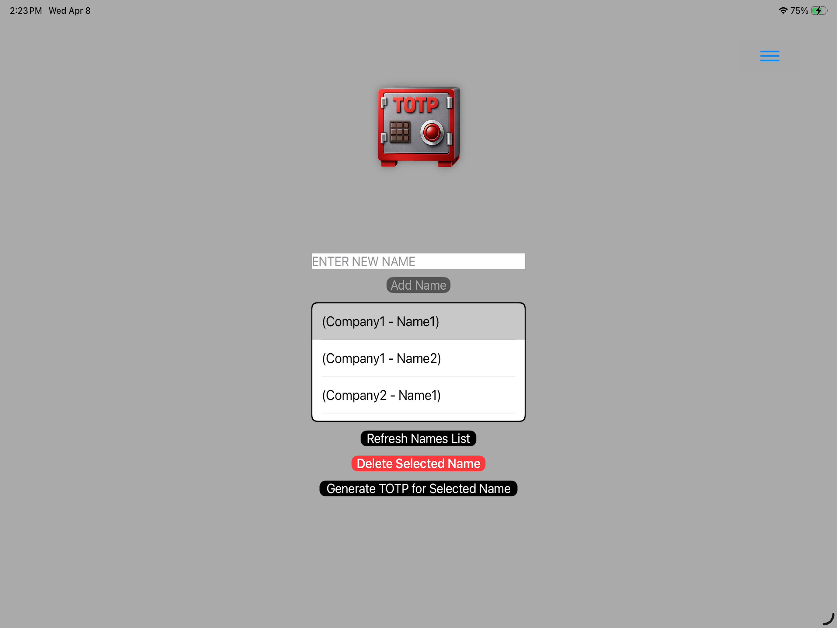 Biometric TOTP Authenticator screenshot 6
