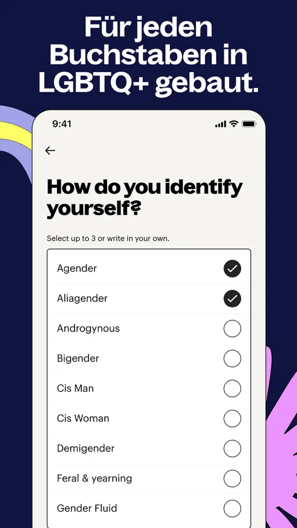 Lex: App für queere Menschen iPhone App Screenshot 10 – Soziale Netzwerke