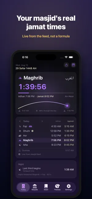 Saff: Masjid Times & Journal screenshot 1