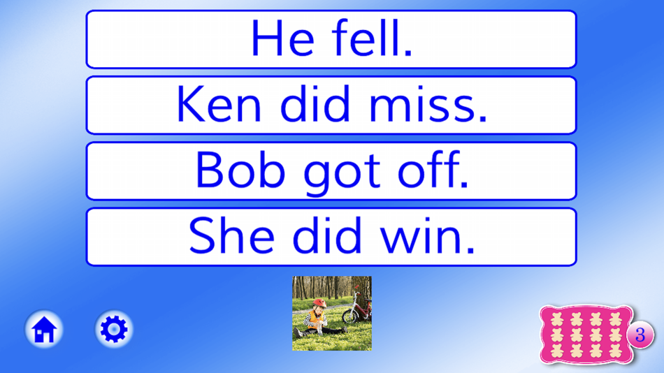 #10. SENTENCE READING MAGIC (iOS) Podle: PRESCHOOL UNIVERSITY