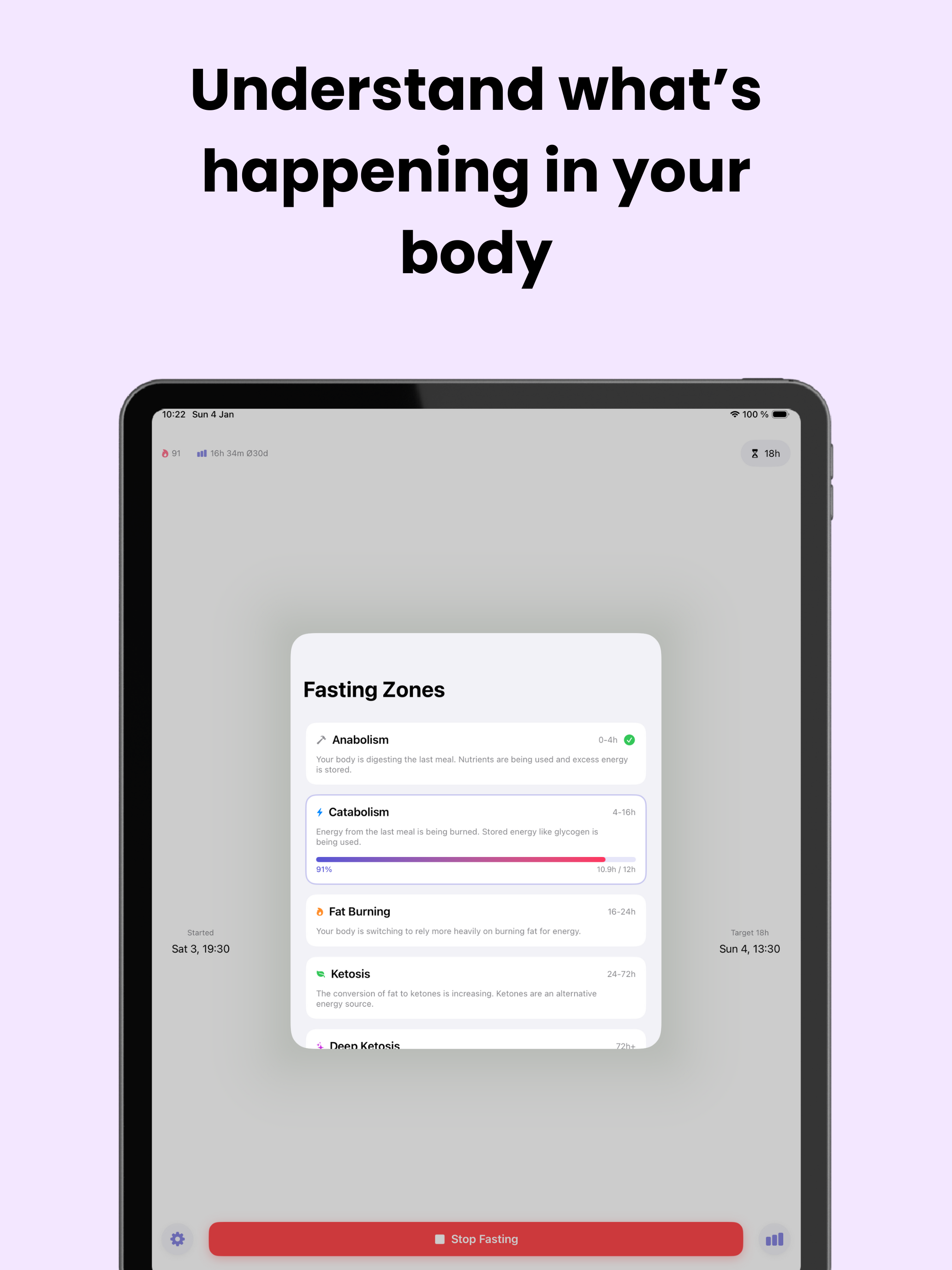 Fasting Tracker: FastUp screenshot 10
